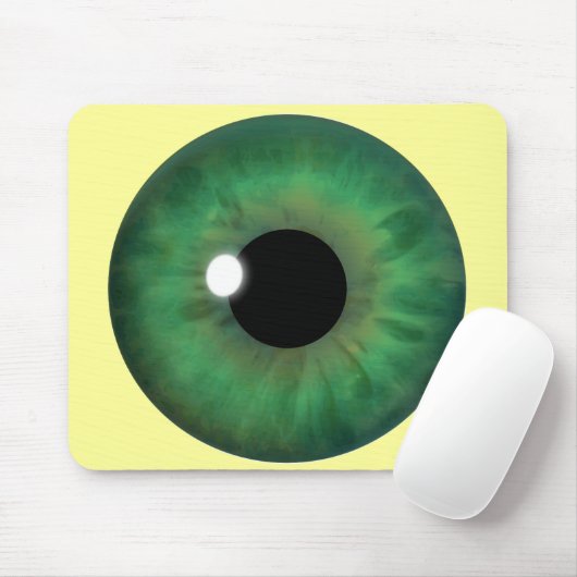 Green Eye Iris Custom Cool Mousepad Mousemats (Mit Mouse)