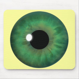 Green Eye Iris Custom Cool Mousepad Mousemats