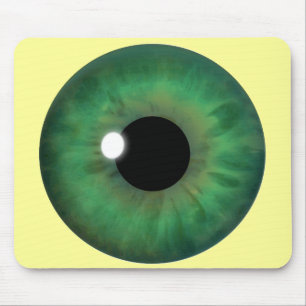 Green Eye Iris Custom Cool Mousepad Mousemme