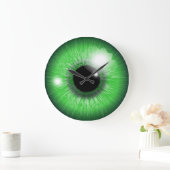 green eye iris design große wanduhr (Zuhause)