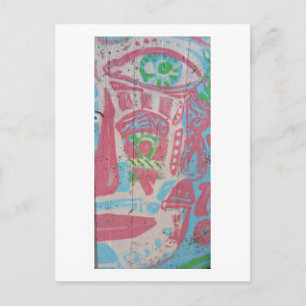 Green Eye Red Skin Postkarte