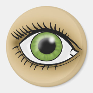 Green Eye Symbol Magnet