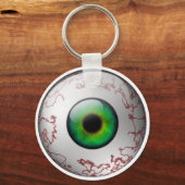 Green Eyeball Keyring Schlüsselanhänger (Vorderseite)