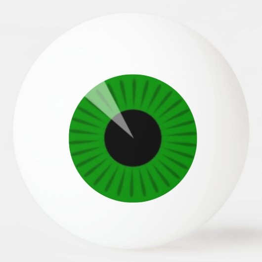 Green Eyeball  Tischtennisball (Vorderseite)