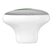 Green Eyeball Zombie Drawer Knob Keramikknauf (Seitenansicht)