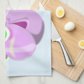 Green Eyed Purple Fish Kitchen Towel Cartoon Geschirrtuch (Viertel Falte)