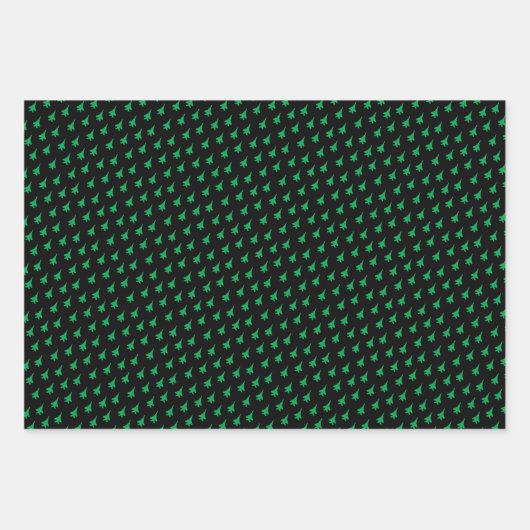 Green F-15E Strike Eagle Chief Squadron Geschenkpapier Set (Vorderseite 2)