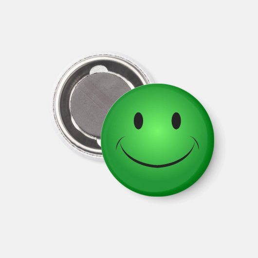 Green Face Magnet (Vorderseite/Rückseite)