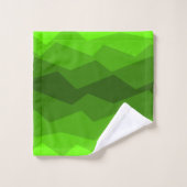 Green Fade Badhandtuch Set (Waschlappen)