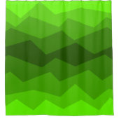Green Fade Duschvorhang (Vorderseite)