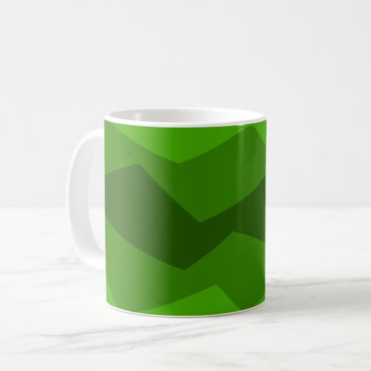 Green Fade Kaffeetasse (Vorderseite Links)