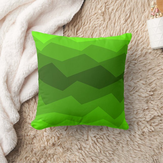 Green Fade Kissen (Decke)