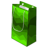 Green Fade Kleine Geschenktüte (Rückseite Schrägansicht)