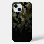 Green Fading Camouflage Case-Mate iPhone Hülle (Rückseite)
