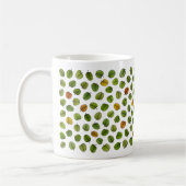 Green Fagus Leaf Muster Kaffeetasse (Links)