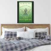 Green Fairy Absinthe Leinwand Wrapped Print (Insitu (Schlafzimmer))