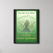 Green Fairy Absinthe Leinwand Wrapped Print (Vorderseite)