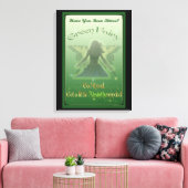 Green Fairy Absinthe Leinwand Wrapped Print (Insitu (Wohnzimmer))