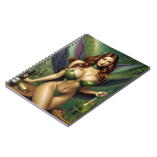 Green Fairy: Absinthe Notizblock (Linke Seite)
