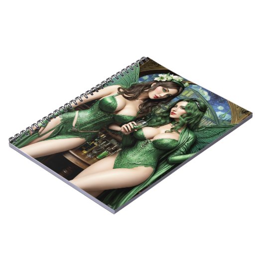 Green Fairy: Absinthe Notizblock (Linke Seite)