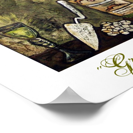 "Green Fairy" Absinthe Poster (Ecke)