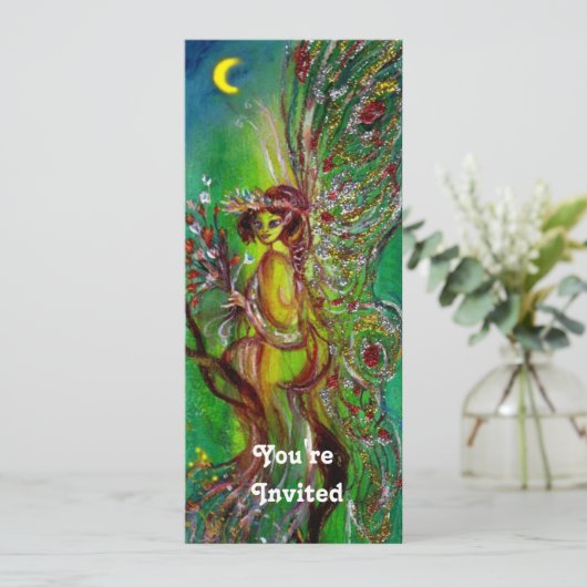 GREEN FAIRY EINLADUNG (Stehend Vorderseite)