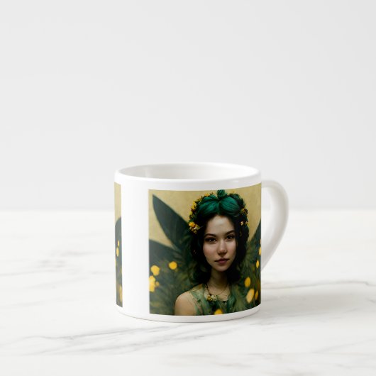 Green Fairy Espresso Tasse (Vorderseite Rechts)