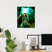 Green Fairy Glen Poster Print (Heimbüro)