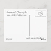 Green Fairy Postkarte (Rückseite)