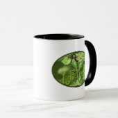 Green Fairy Splashy Collage I Tasse (VorderseiteRechts)