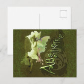 Green Fairy Splashy Collage III Postkarte (Vorne/Hinten)