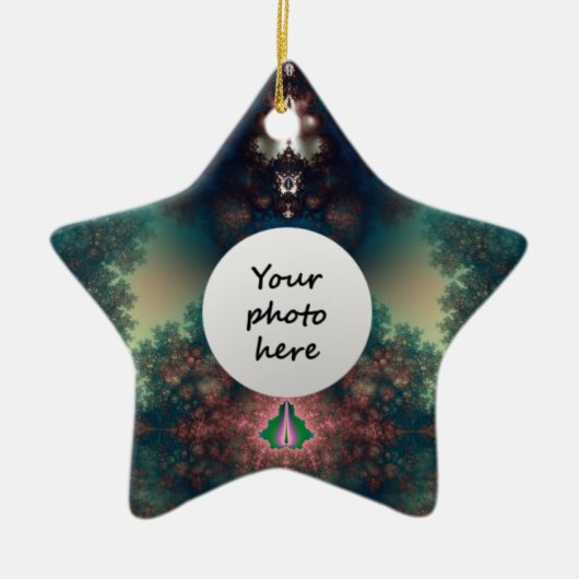 Green Fairy Tale Keramikornament (Vorne)