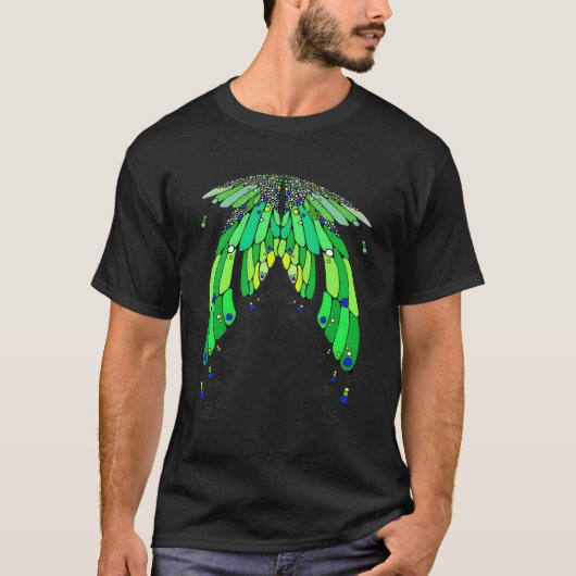 Green Fairy Wings T-Shirt (Vorderseite)