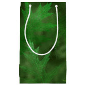 GREEN FALL AUTUMN LEAVES KLEINE GESCHENKTÜTE (Vorderseite)