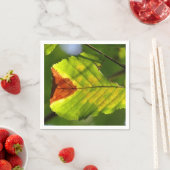 Green Fall Leaf Serviette (Beispiel)