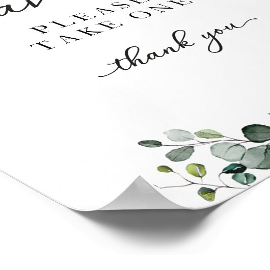 Green Fall Pumpkin Baby Duwer Favors Schild (Ecke)