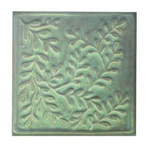 Green False Indigo Keramik Tile Fliese