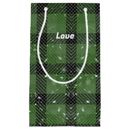 Green family christmas wallpaper kleine geschenktüte