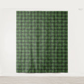 Green family christmas wallpaper wandteppich (Vorderseite)