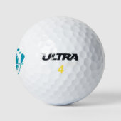 GREEN FARBEN LABALE Golf Balls Golfball (Logo)