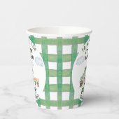 Green Farm Tractor Boys Any Age Birthday Pappbecher (Links)