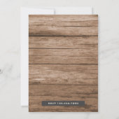 Green Farm Traktor Babydusche Einladung (Rückseite)