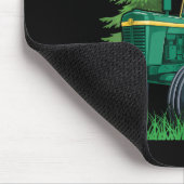 Green Farming Tractor  Mousepad (Ecke)