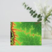 Green Fault Line Postcard Postkarte (Stehend Vorderseite)