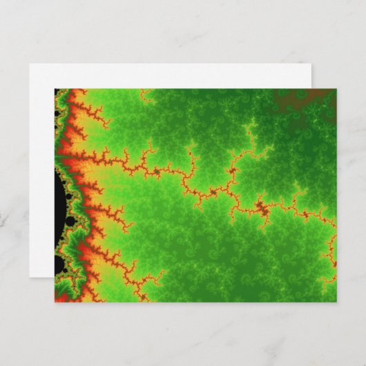 Green Fault Line Postcard Postkarte (Vorne/Hinten)