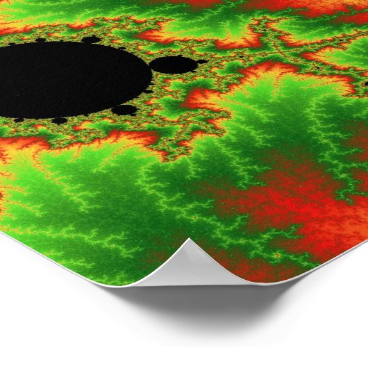 Green Fault Line Poster (Ecke)