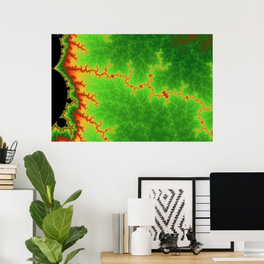 Green Fault Line Poster (Heimbüro)