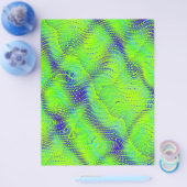 Green Faux Snakeskin Bulk Scrapbook Paper Pages Flyer (Einzeln)