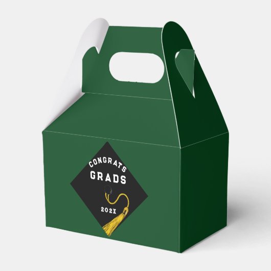 Green Favor Box Geschenkschachtel (Vorderseite)