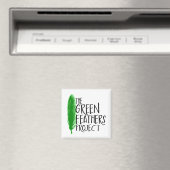 Green Feathers Project Mini Magnet (In Situ (Geschirrspüler))